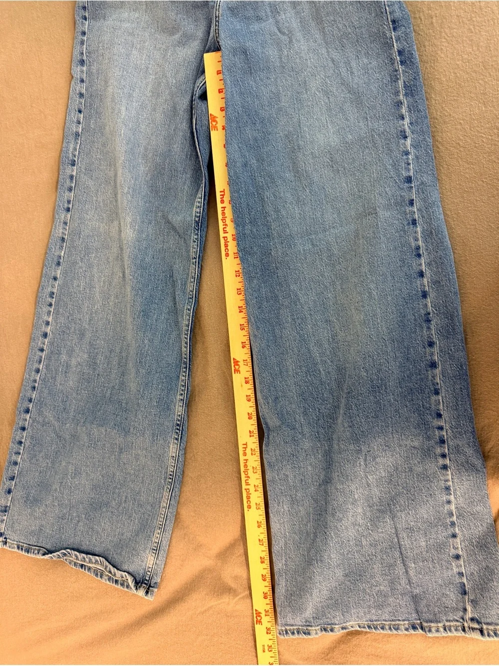 Lee Stella A-Line Flare / Wide Leg medium light wash 29x33